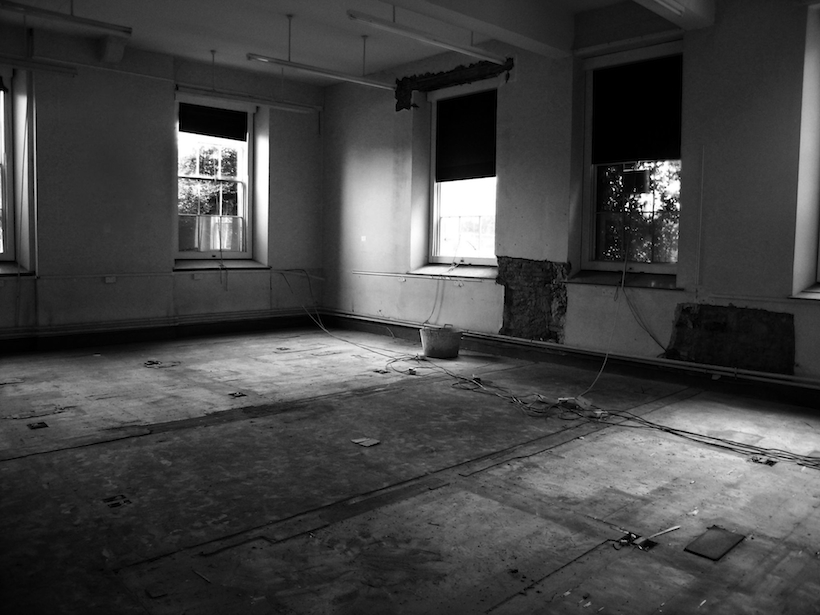 An abandoned room in the Orphanage